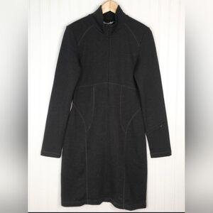 Athleta Charcoal Gray Long Sleeve Dress